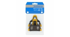 Bloki pedałów Shimano SM-SH11 SPD-SL szosa samoregulujące żółte