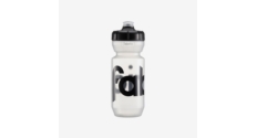 Bidon Fabric Gripper Bottle 600ml transparentny logo